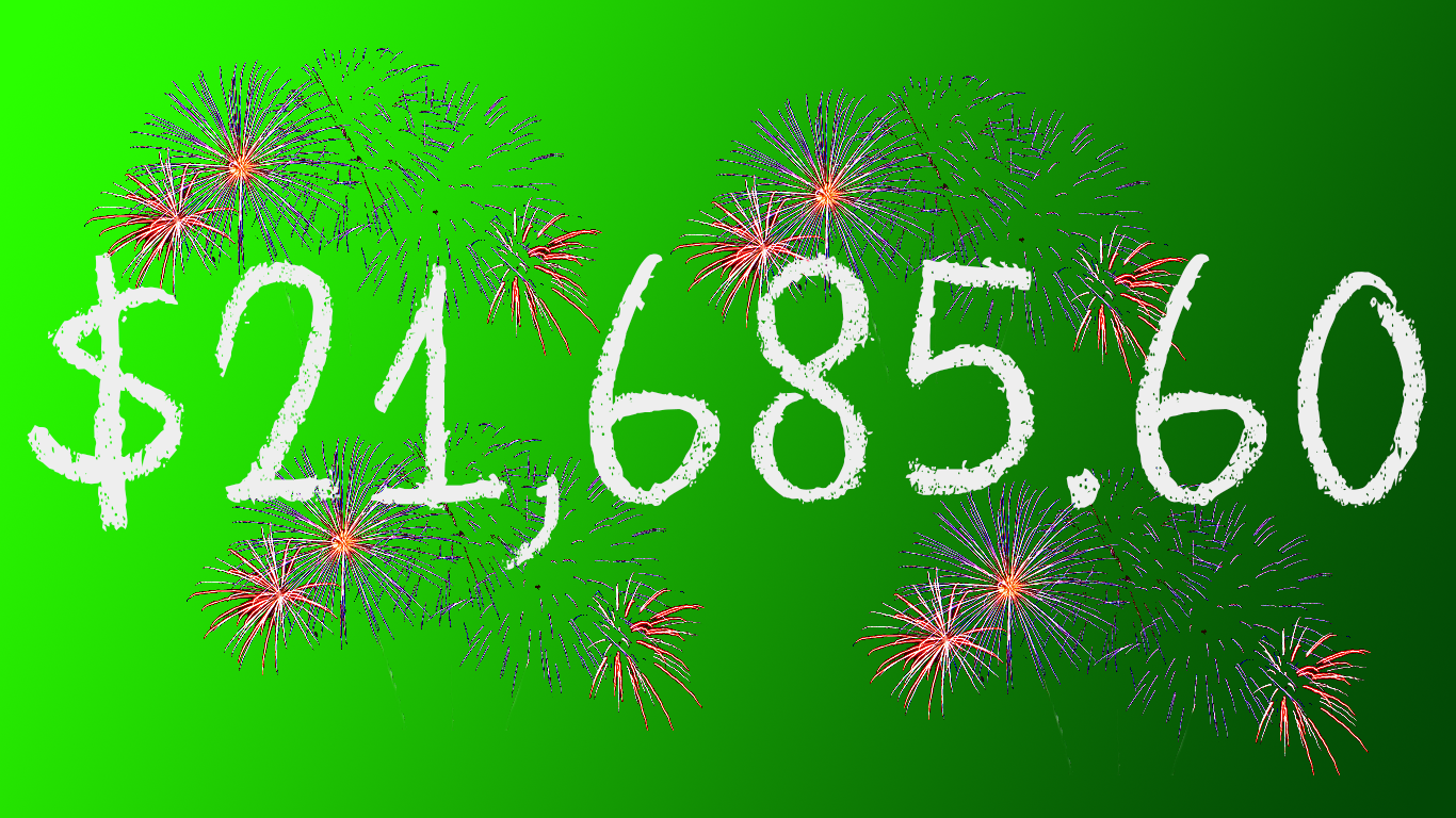 25th March – Auction Total, Shave Off, The Final Run!
